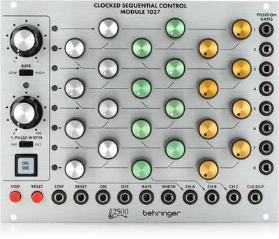Behringer Clocked Sequential Control Module 1027 8-step Sequencer Eurorack - Image 1 of 4
