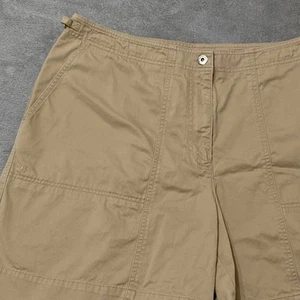 Lauren Ralph Lauren Shorts Womens Size 18W Khaki High Waist Cotton Blend - Picture 1 of 7