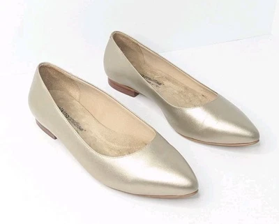 Cunas para caminar Reece planas, dorado suave, para mujer 9,5 extra ancho Foto 1 de 4