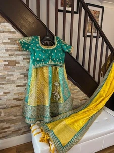 Elegant Indian Lehnga for Wedding Ceremony -Bridal or Guest (Full Set) Stitched - Picture 1 of 7