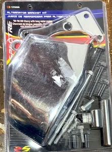 Spectre Chrome Alternator Bracket Kit 1969-86 Chevrolet SBC W/ Long Pump #47293 - Picture 1 of 2