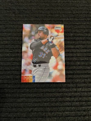 2020 Topps Stadium Club Chrome Wave Refractor Mike Piazza #398 HOF - Image 1 of 3