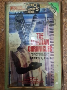 The Martian Chronicles Parts 1 2 3 Vhs Video Classic Gold Preowned Fragile Box - Picture 1 of 8