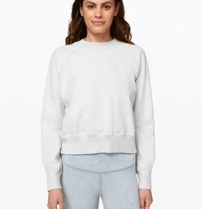LULULEMON Women’s Small/Medium Ready To Roll Crew Neck Pullover Sweatshirt Vapor - Picture 1 of 10