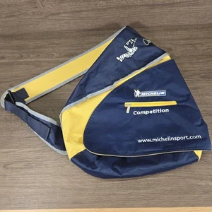 Mochila Bandolera Michelin Competition Azul Amarillo Rara Michelin Sport - Imagen 1 de 21