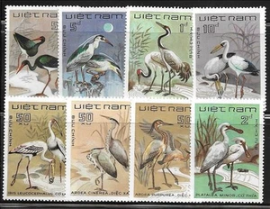VIETNAM DEL NORTE Sc 1339-46 NH EDICIÓN DE 1983 - AVES - (CJ25) - Imagen 1 de 1
