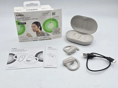 Belkin SoundForm AUC013btSA Clearfit Open Ear - Sand - Bluetooth Ear Buds - Image 1 of 4