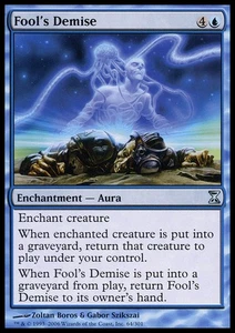 MTG magic cards 1x Fool's Demise Time Spiral Light Play, English - Picture 1 of 1