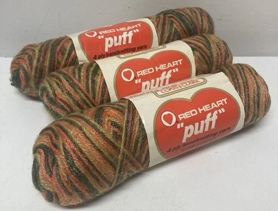 HTF 复古 Coats & Clark 红色心泡纱骨架 3 件全新无标签 ~ 按原样 — 第 1/4 张图片