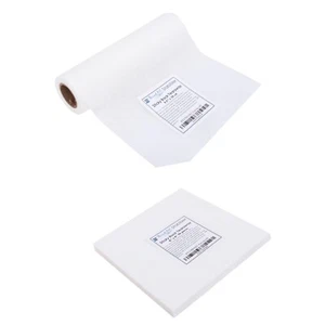 STICKY BACK EMBROIDERY STABILIZER BACKING - 9.5"X10YD & 8x8 SHEETS - Picture 1 of 7