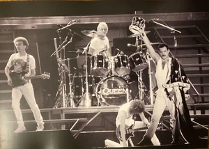Queen poster - Freddie Mercury photo A3 size repro from original files/negs - Picture 1 of 2