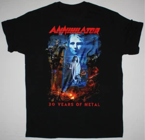 Annihilator Band regalo per tifosi t-shirt nera cotone tutte le taglie RM964 - Foto 1 di 3