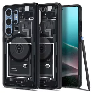 For Galaxy S25 Plus Ultra | Spigen Ultra Hybrid MagFit Qi2 Ready Phone Case - Picture 1 of 65
