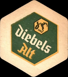 Bierdeckel - Diebels Alt (6-Eck) Das freundliche Alt - Bild 1 von 2