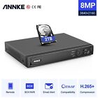 2TB - ANNKE 8CH 8MP Video H.265+ Network Recorder PoE IP NVR Security System