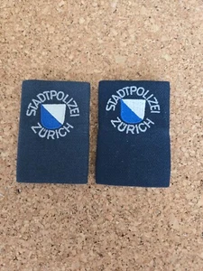 Vecchia toppa * patch ➔ spalline polizia municipale Zurigo ➔ *da collezione* ➔ - Foto 1 di 2