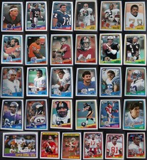 1988 Topps Football Cards Complete Your Set You U Pick From List 1-200