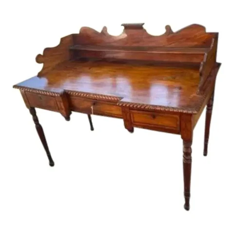 Anglo Indian Regency Mahogany Wring desk Cover