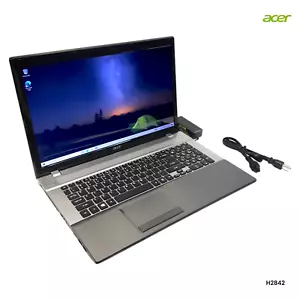 Acer Aspire V3-731 15.6-in Laptop Pentium B960 4GB RAM 1TB HDD Win 10 Home H2842 - Picture 1 of 18