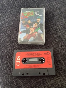 New Kids On The Block - Merry  Merry Christmas Cassette Tape CBS - Picture 1 of 3