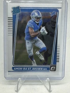2021 donruss optic amon-ra st. brown RC  rated rookie - Picture 1 of 2