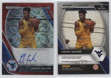 2021-22 Panini Prizm Draft Picks Choice Red /88 Derek Culver #DP-DCU Auto
