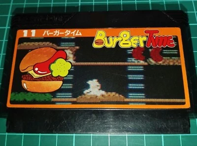 USED Burger Time Nintendo FC Famicom NES JP Family Computer Only Cartridge - Image 1 of 4