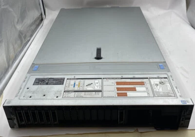 DELL EMC POWEREDGE R740 SERVER 2* 4216 16C CPU's 4*16GB PC4 2*240GB 2* 480GB SSD - Image 1 of 3