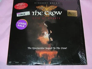 THE CROW LETTERBOX Laser Disc LaserDisc COMPLETE - Imagen 1 de 2