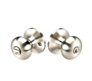YaleYR70SN619SC Sinclair Single Cylinder Keyed Entry Door Knob Set Satin Nickel - Picture 1 of 6
