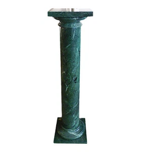 Green Classic Marble Column Hand-Turned Home Design - Picture 1 of 1