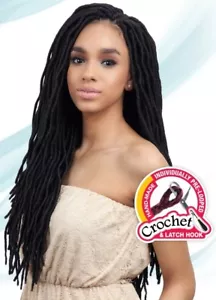 2X SOFT WAVY FAUX LOC 20" - FREETRESS SYNTHETIC CROCHET BRAID DREAD LOCKS - Picture 1 of 2