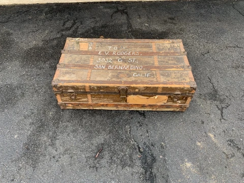 Strawbridge and Clothier Vintage Steam Trunk Cover