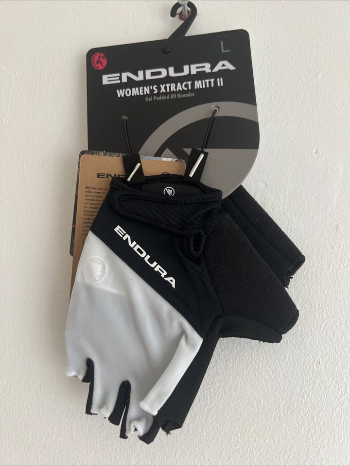 Brandneu mit Etikett Endura Xtract Damen schwarz Fahrradhandschuhe/Handschuhe S oder L