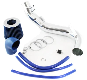 3" Blue JDM Cold Air Intake + Filter For 06-11 Honda Civic Si Coupe/Sedan - Picture 1 of 1