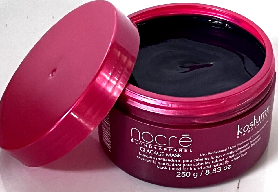 DISFRAZ RIO DE JANEIRO NÁCAR MATE MÁSCARA RUBIA GLACAGE MÁSCARA Foto 1 de 1