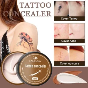 Tattoo Cover Up Makeup Skin Scar Birthmark Waterproof Concealer Primer Creams - Picture 1 of 14