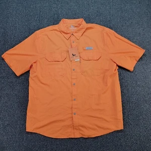 Camisa Field And Stream Hombres XL Naranja Latitud Ventilada UPF Pesca Senderismo Camping - Imagen 1 de 11
