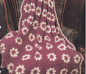 Afghan Crochet Pattern SUDDENLY SENSATIONAL 12-Hour Time Savers - Picture 1 of 2