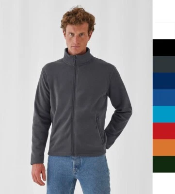B&C Herren Fleecejacke Zipper Outdoor Micro Fleece Full Zip XS-4XL ID.501 NEU - Bild 1 von 2