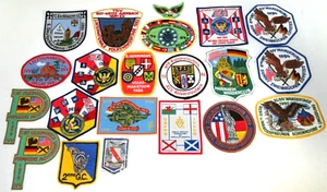 Decorative Foreign & USA Sleeve & Jacket Patches / Lot Of 20 In Good Condition - Bild 1 von 10