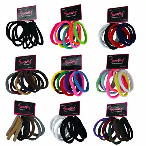 96 PCS Large Women Seamless Elastic Hair Ties Rubber Bands Ponytail Scrunchies - Picture 1 of 22