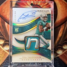2020 Panini Immaculate Collection - Rookie Patch Autograph Gold #102 Tua...