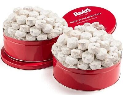 2 Packs David's Cookies Gourmet Butter Pecan Meltaway 32oz Each Packs,Total 64oz - Image 1 of 4