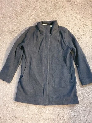 Pendleton Pea Coat Wool Jacket Mens Medium 1863 Charcoal Gray Rainbow liner (I) - Image 1 of 4