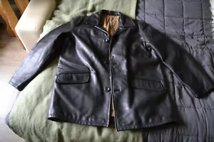 Men's leatherman Jacket 100% Real Leather Man Classic Coat - Picture 1 of 7