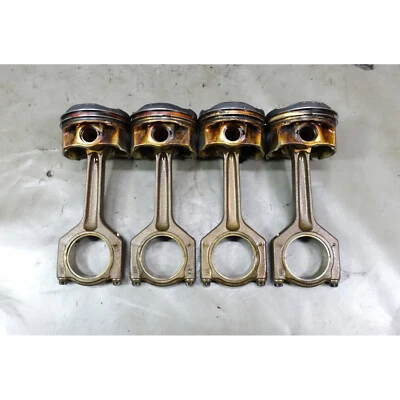 2011-2017 BMW F30 335i F10 535i N55 6-Cyl Piston and Connecting Rod Set of 4 OEM - Image 1 of 4