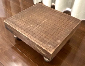 Vintage Japanese Goban IGO Game Wooden Go Board Only 17.8×15.9×H7.9in 243.0oz FS - Picture 1 of 15