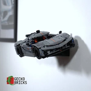 Gecko Bricks Wall Mount for LEGO Technic Koenigsegg Jesko Absolute 42173 42184 - Picture 1 of 8