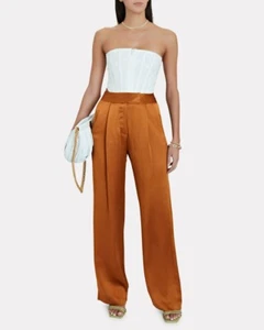 The Sei Wide-Leg Silk Trouser Pants size:6 - Picture 1 of 9